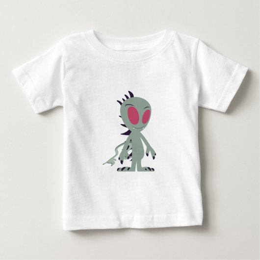 かわいい小チュパカブラ ベビーTシャツ (正面)