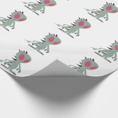 かわいい小チュパカブラ ラッピングペーパー (角)