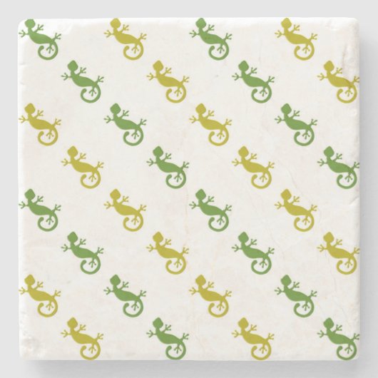 かわいい小トカゲ ストーンコースター (正面)