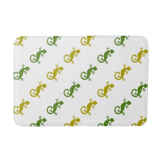 かわいい小トカゲ バスマット (正面)