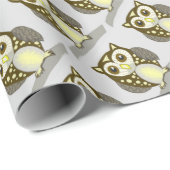 かわいい小フクロウ ラッピングペーパー (ロールコーナー)