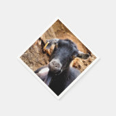 かわいい小ヤギ スタンダードカクテルナプキン (角)