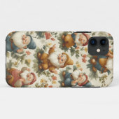 かわいい小人と花のデザイン Case-Mate iPhoneケース (裏面(横))