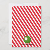 かわいい小人と贈り物用クリスマスカード シーズンカード (裏面)