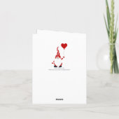 かわいい小人のバレンタイン シーズンカード (裏面)