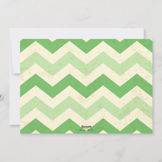 かわいい小人の緑の幸せなセントパトリックデイモダン シーズンカード (裏面)