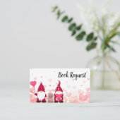 かわいい小人の赤ちゃんのブックシャワーのお願い エンクロージャーカード (スタンド正面)