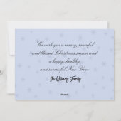 かわいい小人はクリスマスイブを期待する シーズンカード (裏面)