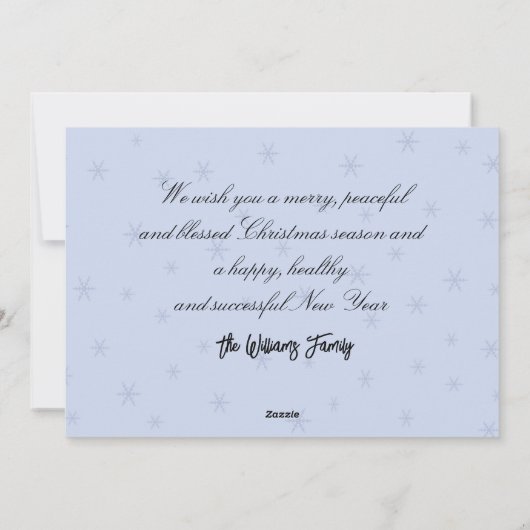 かわいい小人はクリスマスイブを期待する シーズンカード (裏面)