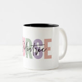 かわいい小児ナース ツートーンマグカップ (正面右)