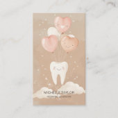 かわいい小児家庭歯科スマイル 名刺 (正面)