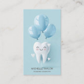 かわいい小児家庭歯科スマイル 名刺 (正面)