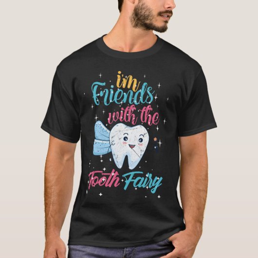かわいい小児歯科医I m Friends Withooth boy Tシャツ (正面)