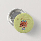 かわいい小児科バッジボタン 缶バッジ (正面&裏面)