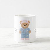 かわいい小児科看護師テディベアマグカップ コーヒーマグカップ (中央)