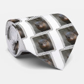 かわいい小型マングース ネクタイ (ロール)