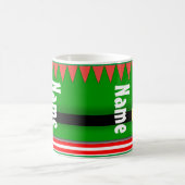 かわいい小妖精や小人クリスマスホリデーコーヒーティーマグカップ コーヒーマグカップ (中央)