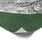 かわいい小妖精や小人ホリデイあなたの写真を追加 ポスター (角)