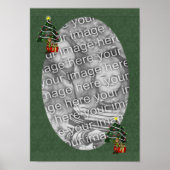 かわいい小妖精や小人ホリデイあなたの写真を追加 ポスター (正面)