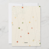 かわいい小妖精や小人メリークリスマスホリデーグリーティングカード シーズンカード (裏面)