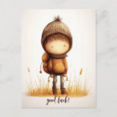 かわいい小学生 ポストカード (正面)