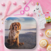 かわいい小犬 ペーパープレート (パーティー)