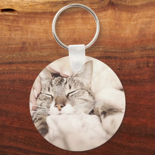 かわいい小猫 キーホルダー (裏面)