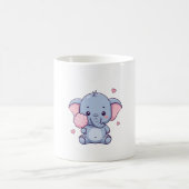 かわいい小象 モーフィングマグカップ (中央)