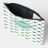 かわいい小魚。 アクセサリーポーチ (見開き)