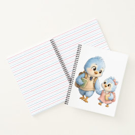 かわいい小鳥の兄弟 書き込みノート ノートブック