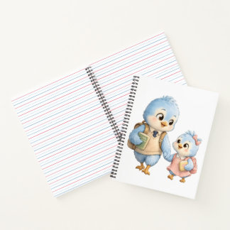 かわいい小鳥の兄弟 書き込みノート ノートブック