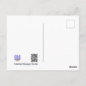 かわいい小鳥DIYはがき ポストカード (裏面)