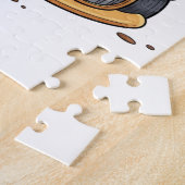 かわいい少女がアイスクリームを届けるパズル ジグソーパズル (側面)