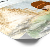 かわいい少女の夏のポスター ポスター (角)