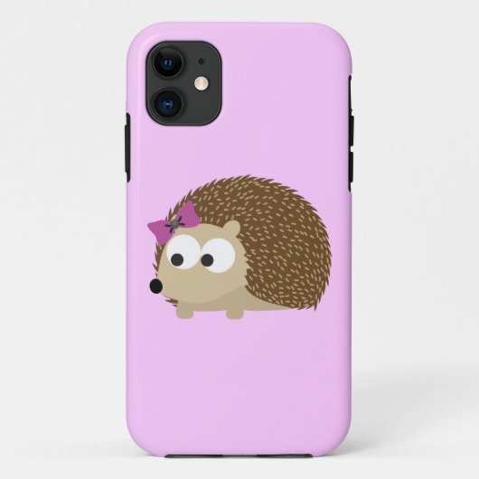 かわいい少女ハリネズミ Case-Mate iPhoneケース (裏面)