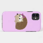 かわいい少女ハリネズミ Case-Mate iPhoneケース (裏面(横))
