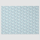 かわいい少年たちのロッキングホースタイル模様 薄葉紙 (正面)