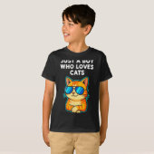 かわいい少年は猫が好き Tシャツ (正面フル)