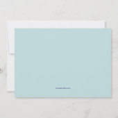 かわいい少年恐竜の誕生日パーティーの招待 招待状 (裏面)