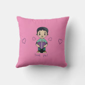 かわいい少年 クッション (裏面)