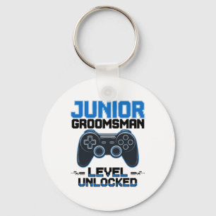 かわいい少年 groom's menレベル解放 ウェディングパーティー キーホルダー