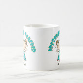 かわいい就学前の先生 コーヒーマグカップ (中央)