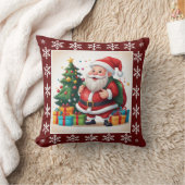 かわいい居心地の良いトレンディーサンタクロースChristmas No Photo クッション (ブランケット)