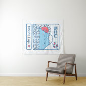 かわいい山フジアンドサンジャパンルームデコール タペストリー (インサイチュ(横))