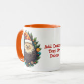 かわいい山嵐クリスマスライトサンタ山嵐 マグカップ (正面左)