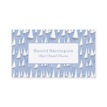 かわいい帆船の名刺へカスタマイズ