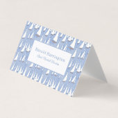 かわいい帆船の名刺へカスタマイズ 名刺 (正面)