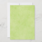 かわいい帆船カエル男の赤ちゃんシャワー招待状 招待状 (裏面)