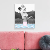 かわいい帆船 |モノグラムの写真 |モノグラム キャンバスプリント (インサイチュ (リビング))