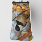 かわいい希望のブラックキャップ《鳥》アメリカゴガラソンバード ゴルフヘッドカバー (回転90)